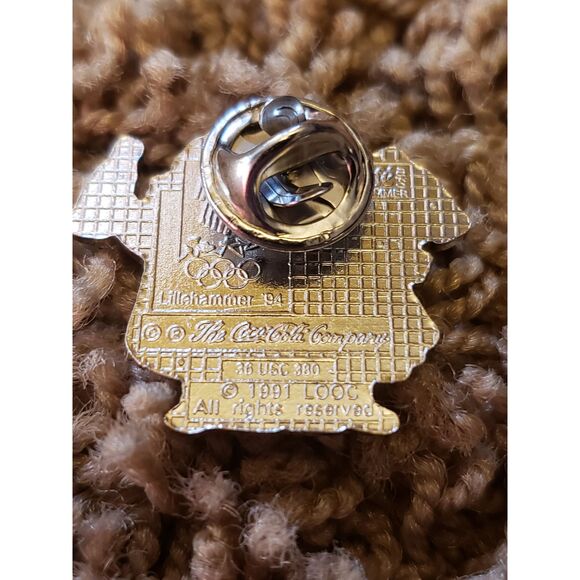 Coca Cola Olympic Collectible Pins - Lillehammer 1994 Olympic Pins Lot of 2 - Picture 3 of 6